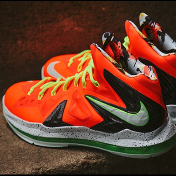 lebron x orange